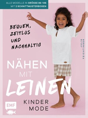 cover image of Nähen mit Leinen – Kindermode